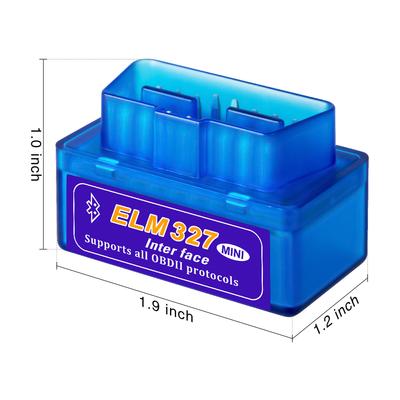 Супер Мини ELM327 Bluetooth V2.1 OBD2 Автомобильный диагностический инструмент ELM 327 Bluetooth для Android/Symbian для протокола OBDII