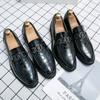 Новые мужские модельные кожаные туфли больших размеров, роскошные модные свадебные туфли с крокодиловым узором, оксфорды в итальянском стиле
