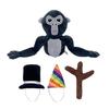 25 см Плюшевая игрушка Gorilla Tag Monke Милая Мягкая Набивная Мультяшная Аниме Декор для Дома Куклы Кавайная Подушка Подарок на День Рождения Для Детей Игрушка