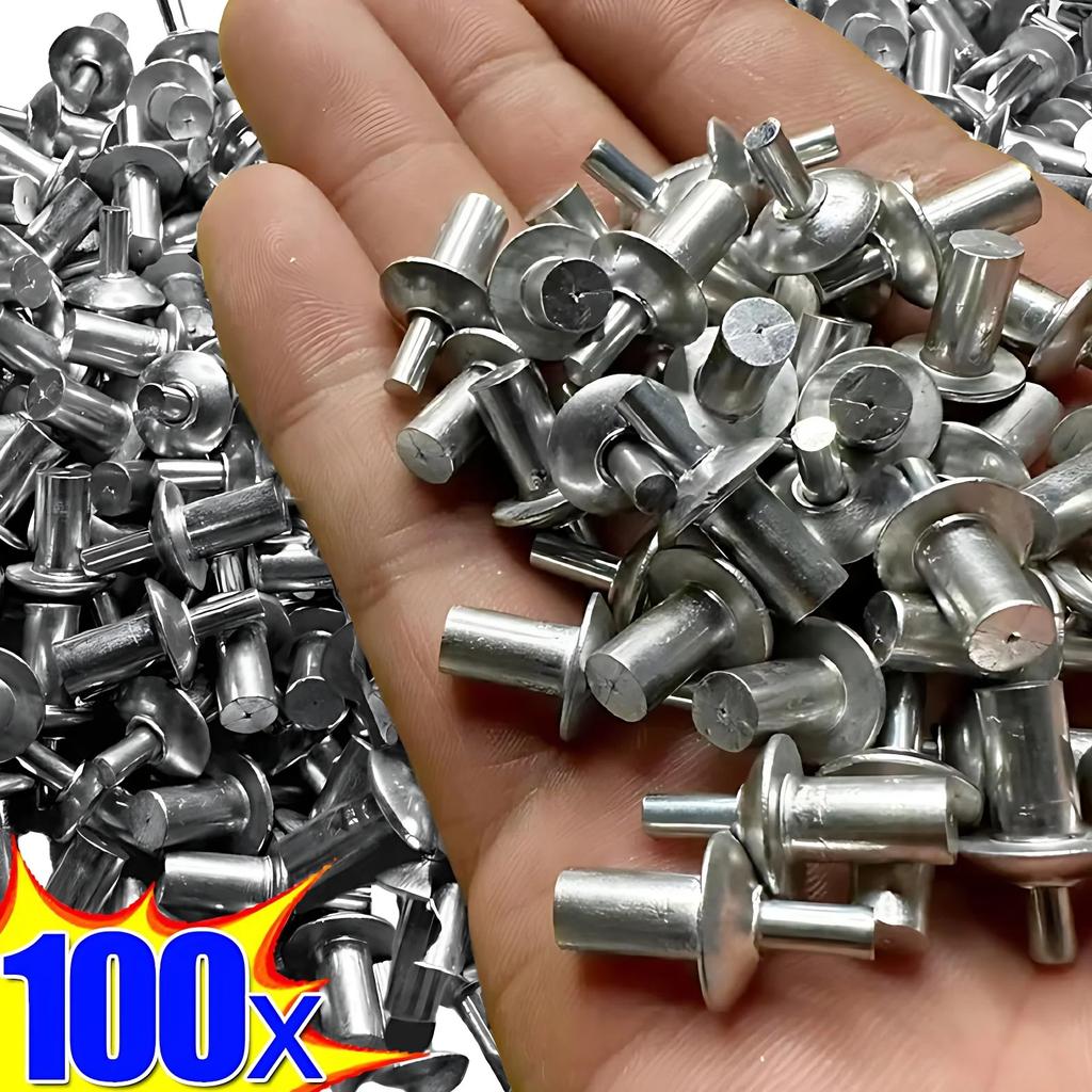 7/9/11mm Hammer Drive Expansion Rivets Knock Type Aluminum Alloy Stainless Steel Rod Screw Nails Rivet Fastener Hardware Tools