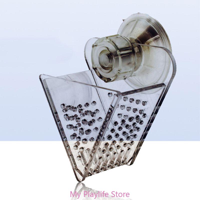 Акриловая кормушка для аквариума, прозрачная ловушка для пиявок, стаканчики для растений, креветки, живые красные черви, кормушка для рыб для аквариума, съемная