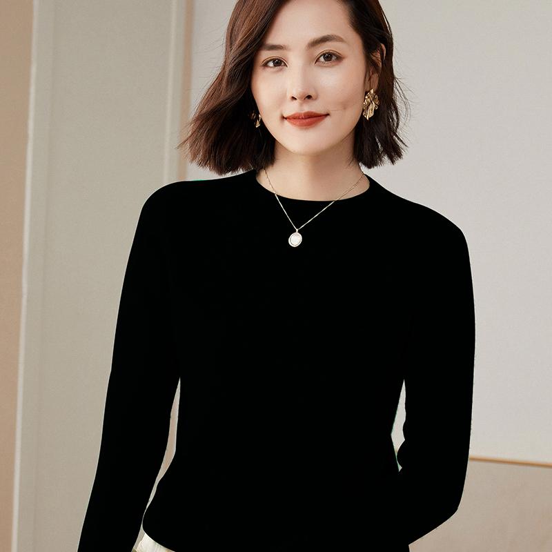 Женский свитер из 100% мериносовой шерсти, СОВРЕМЕННЫЙ НОВЫЙ кашемировый свитер SAGA, вязаный пуловер, зимний теплый женский джемпер, вязаный топ