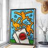 1 шт. Keith Art Выставка картинок плакатов на бумаге для печати для дома, спальни, входа, бара, кафе, художественная живопись, украшение