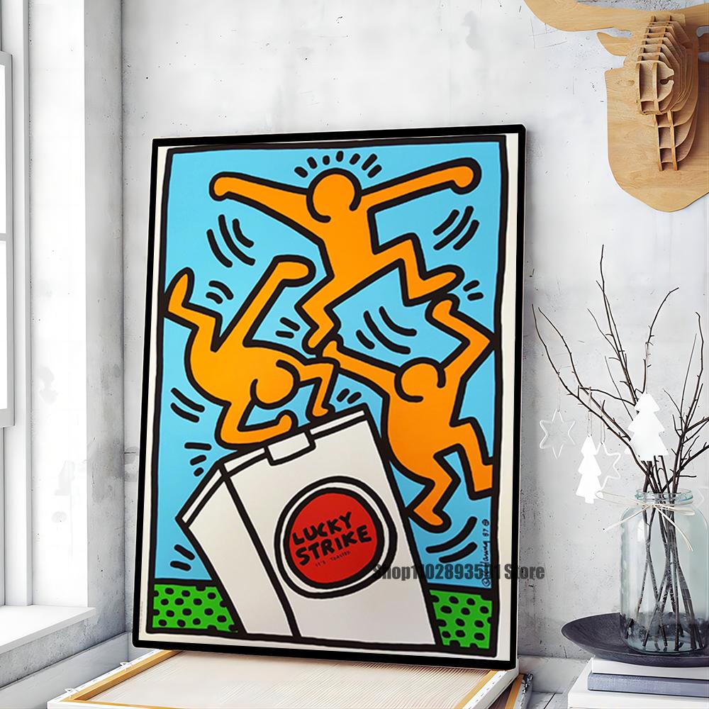 1 шт. Keith Art Выставка картинок плакатов на бумаге для печати для дома, спальни, входа, бара, кафе, художественная живопись, украшение