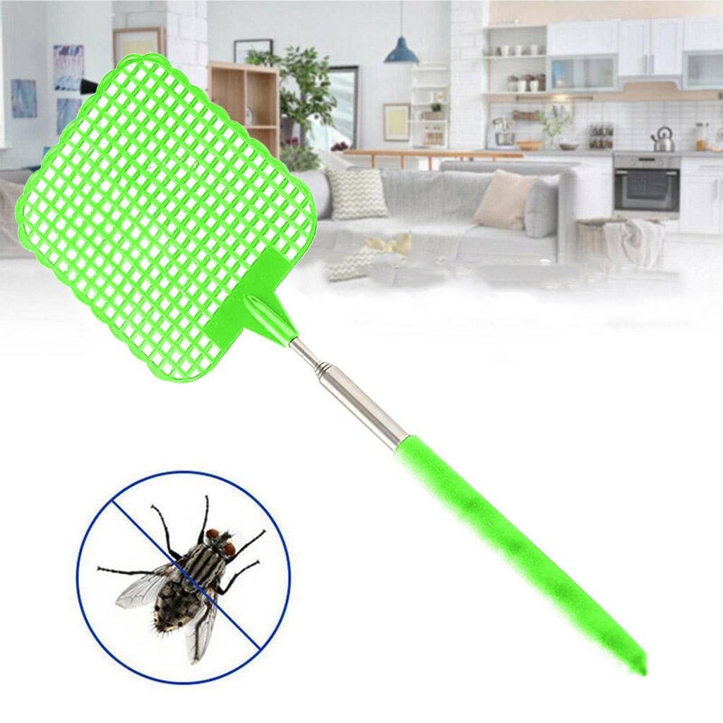 Retractable Stainless Steel Fly Swatter  Retractable Fly Swatter