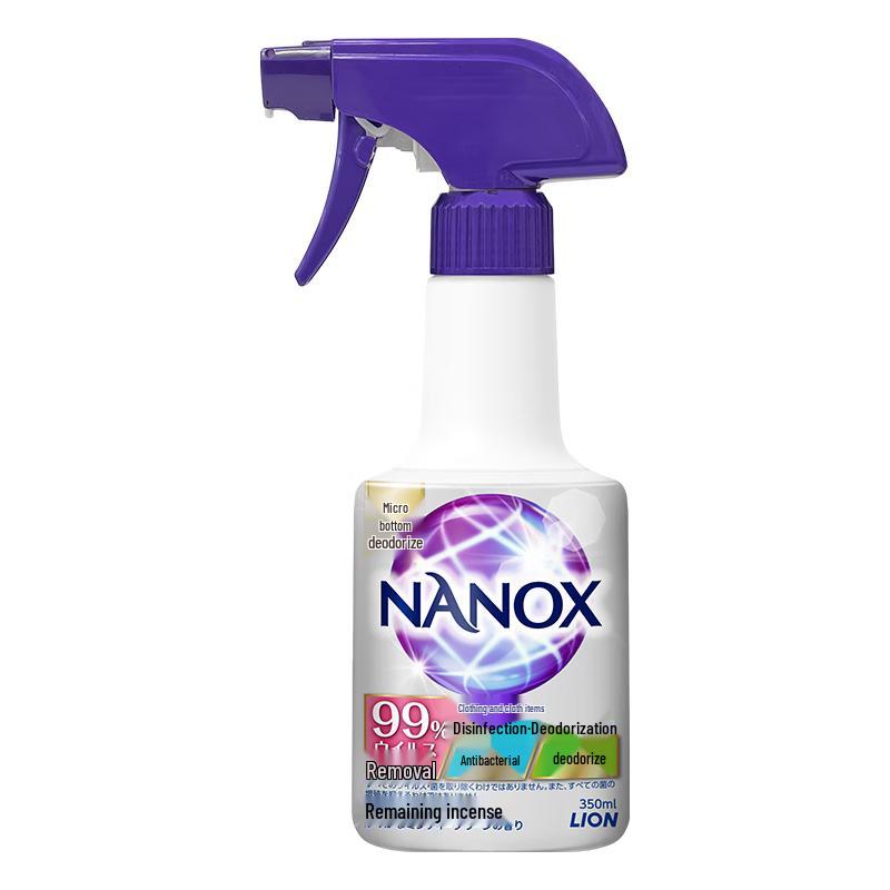 Lion NANOX Антибактериальный дезодорирующий антиморщинный спрей для ткани