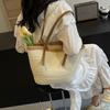 Woven Straw Bag Bag Large Capacity 2025 Spring New Versatile Single Shoulder Premium Texture Commuter Beach Tote Bag