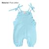 Комбинезон для младенцев, дышащий комбинезон с рюшами для новорожденных девочек, для повседневной жизни
