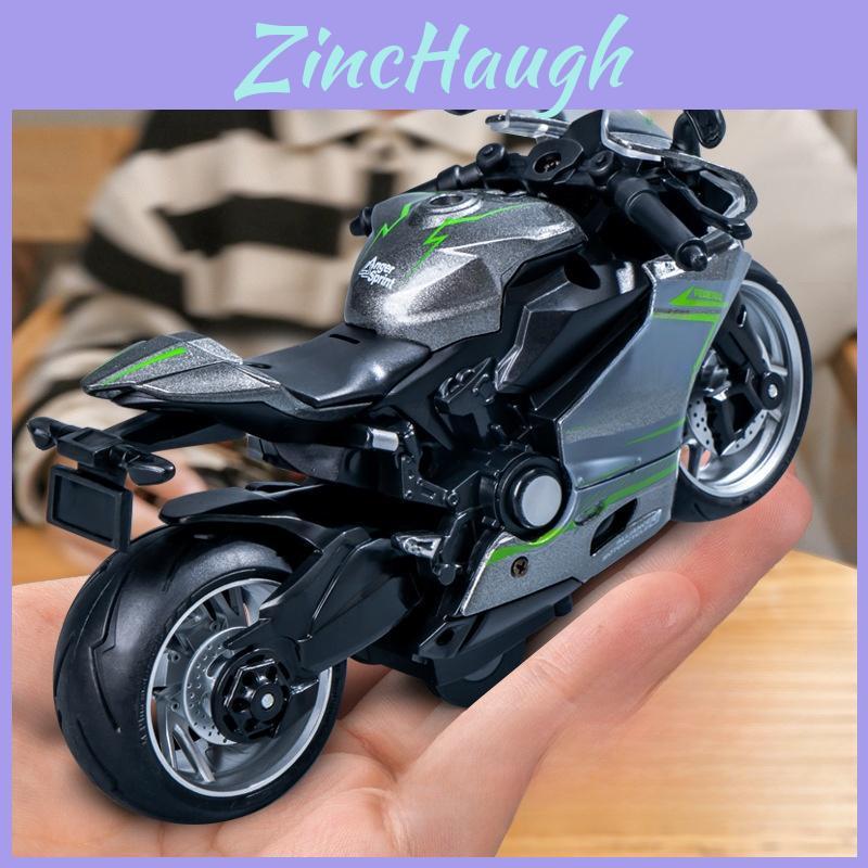 Metal Motorcycle Model With Music Function For Childrens Gift And Collection