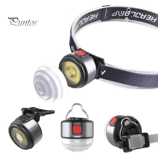 Уличный налобный фонарь, магнитный рабочий светильник, регулируемый перезаряжаемый, водонепроницаемый, 60 градусов, зажим для шляпы, светодиодный велосипедный фонарь