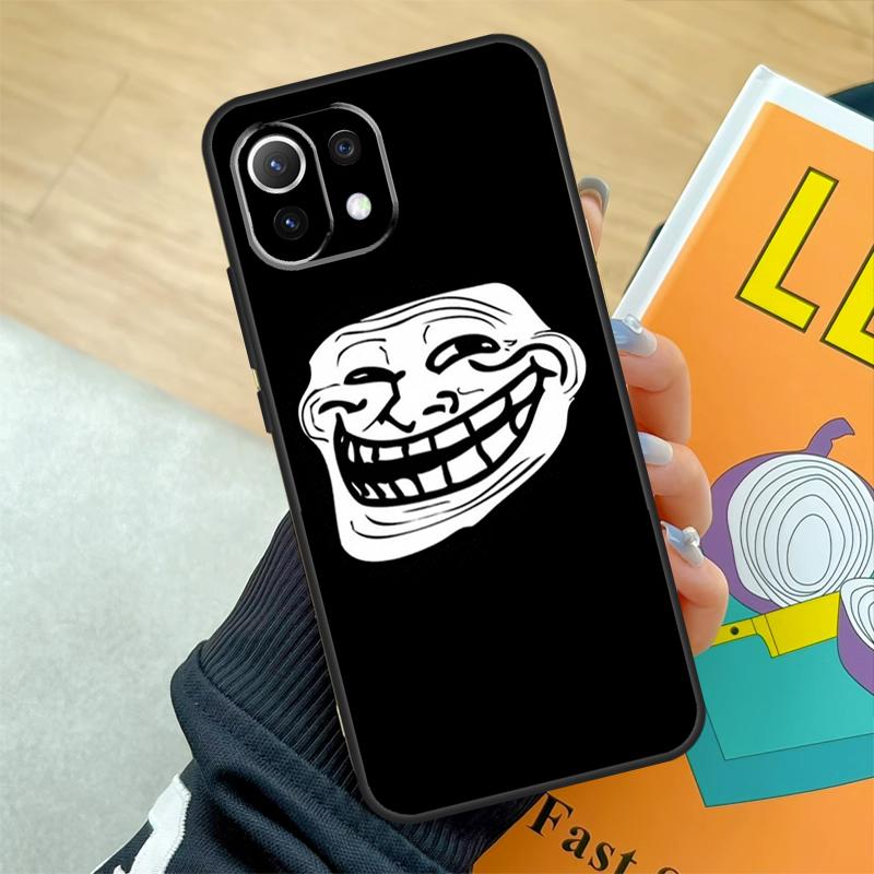 Чехол-мем Troll Face для Xiaomi 12 Lite 13 Ultra 11T 12T Pro 12X POCO F3 X3 X5 F5 Pro F4 X4 GT M5s Чехол