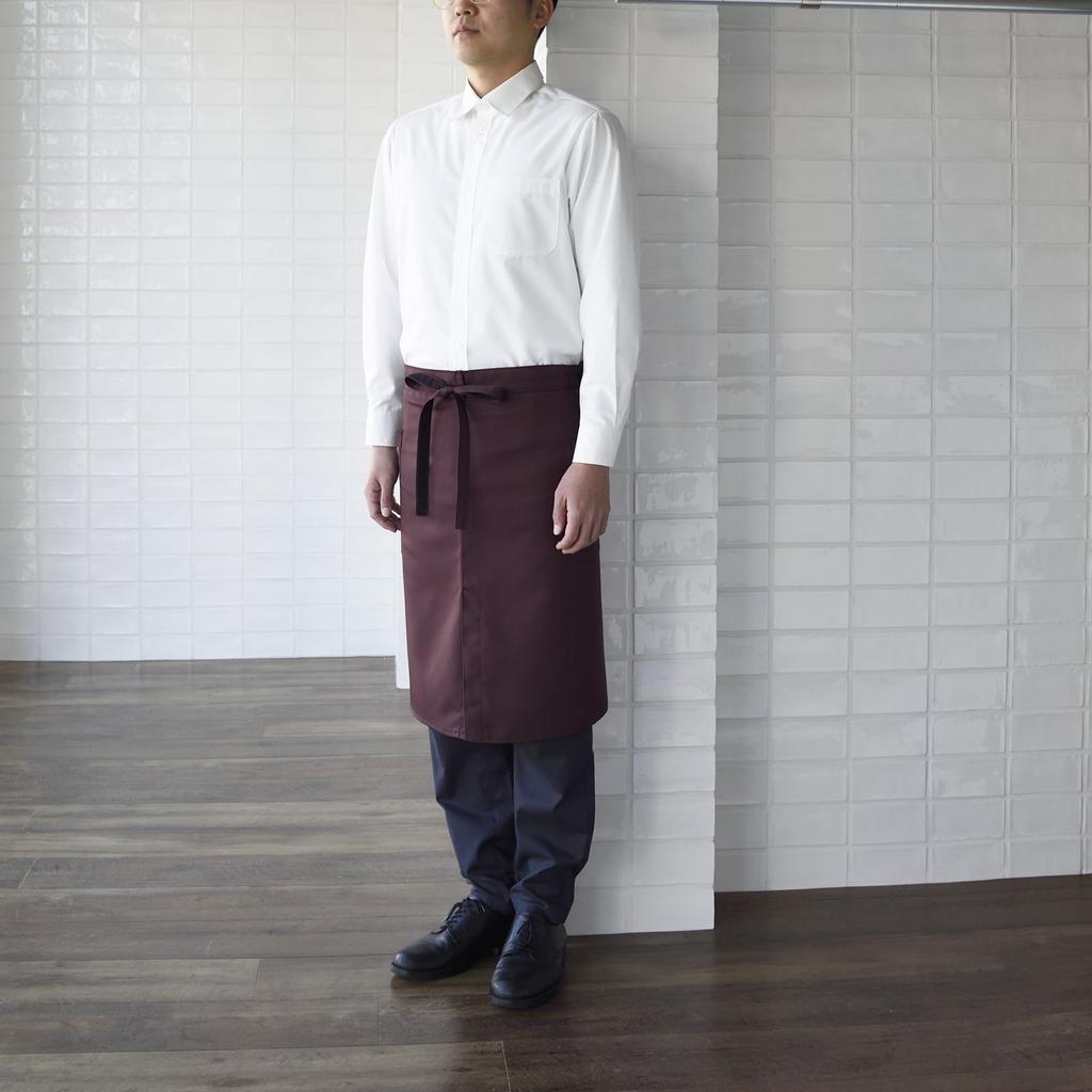 Seven Uniform Фартук средний CT2364-2 Бордовый Один размер