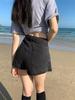 High-Waisted Women's Summer Denim Culottes Skirt, 2026 A-Line Hip-Hugging Style