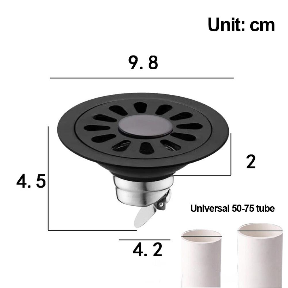 Душевая кабина Слив из нержавеющей стали Слив для пола Кухни Ванные комнаты Улавливатель волос Слив для балкона Стиральная машина Утечка в землю