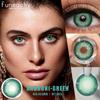 FUNSACHY 1 Pair New Color Contact Lenses for Eyes Beautiful Pupil Fashion Gray Brown Soft Lenses Yearly Cosmetics Korean Lens