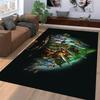 Коврик Dota 2 с героями - Эпическая сцена битвы с культовыми персонажами. Подходит для использования в качестве противоскользящего игрового коврика для диванов в гостиной и спальне.