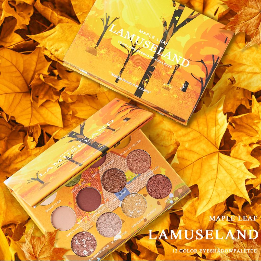 LAMUSELAND 3 стиля теней для век Pallete Matte Shiny 12 цветов теней для век 14,4 г