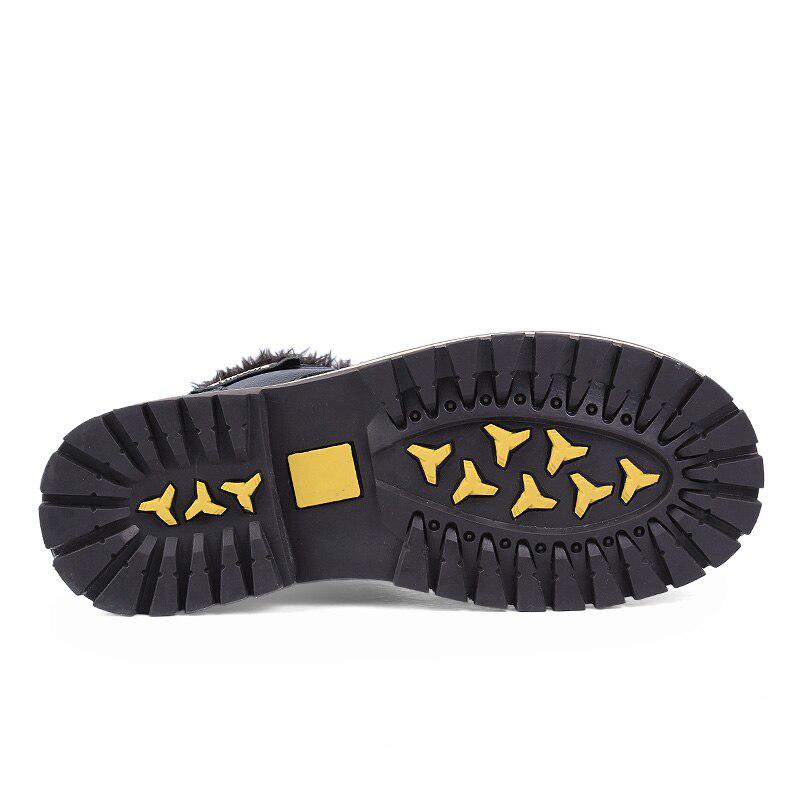 Теплые мужские зимние ботинки из натуральной кожи ручной работы из натуральной кожи