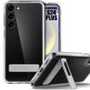 Protective Case - Booling - for Samsung Galaxy S24 Plus - Shockproof - Transparent - Integrated Stand