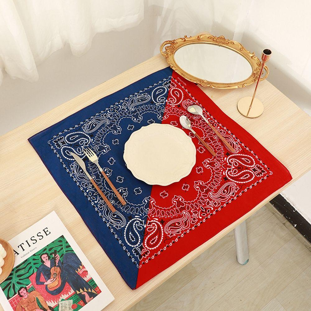 Cotton Cashew Women Headband Bandanas Cycling Headscarf Men Scarf Print Square Scarf Women Scarf