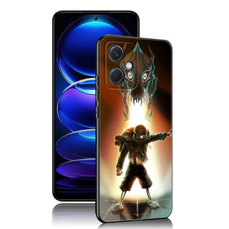 Undertale Sans Doggo Black Silicone Phone Case For Xiaomi Redmi Note 10 11 11S 12 13 4G 8 9 11T Pro 5G Plus 8T 9S 10S 12S