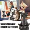 Cat Meditation Animal Meditation Cat Resin Ornaments Sitting Zen Buddha Garden Decoration Ornaments