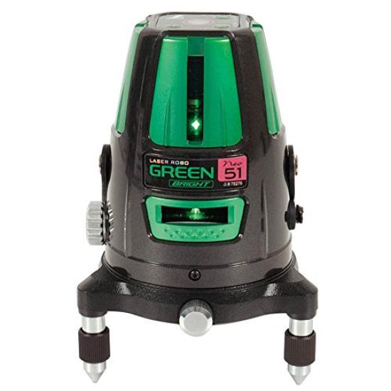 Shinwa Sokutei Laser Marker Laser Robo Green LASER ROBO GREEN Neo 51 BRIGHT Set 78286 Receiver/Tripod