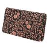 Inden Business Card Holder Large Capacity Deerskin Black X Pink Lacquer American Blue Pattern [Indenya] 2501-51-166