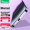 Cat Claw 2 Pieces Metal Dust Cover for IPhone 16/15/14/13/12 Series, Dust-Proof Screen Protector for IPhone 16e/Pro Max Speaker And Earpiece Film