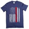 Mens USA Patriotic Flag Love Tee 4th of July Independence Day Shirt Unisex Shirt