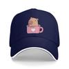 Capybara Baseball Cap Be Cappy Trendy Trucker Hat Summer Unisex Unisex Outdoor Sport Snapback Cap