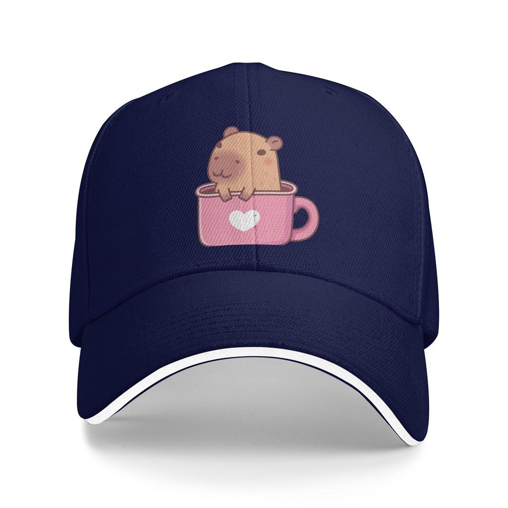 Capybara Baseball Cap Be Cappy Trendy Trucker Hat Summer Unisex Unisex Outdoor Sport Snapback Cap