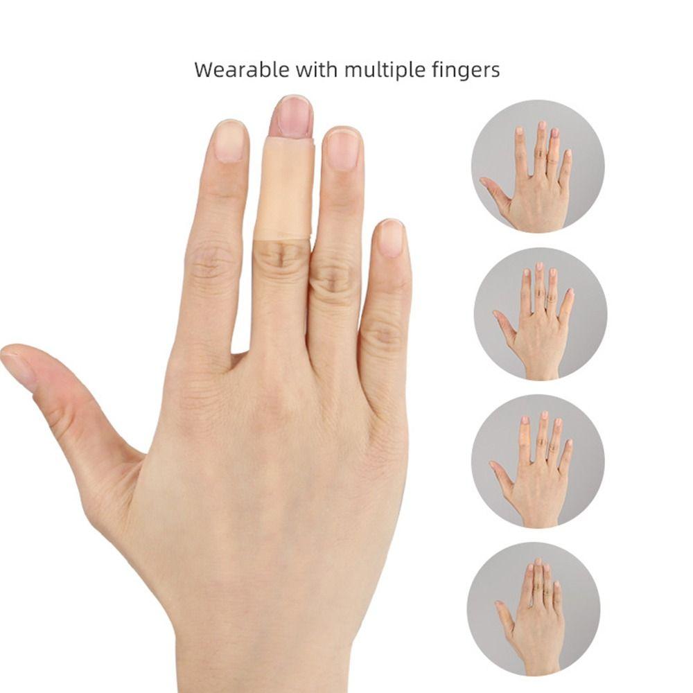 Silicone Finger Protector One Piece Wrapped Waterproof Finger Splint Fixed with Pressure Fixation Support Care Tool
