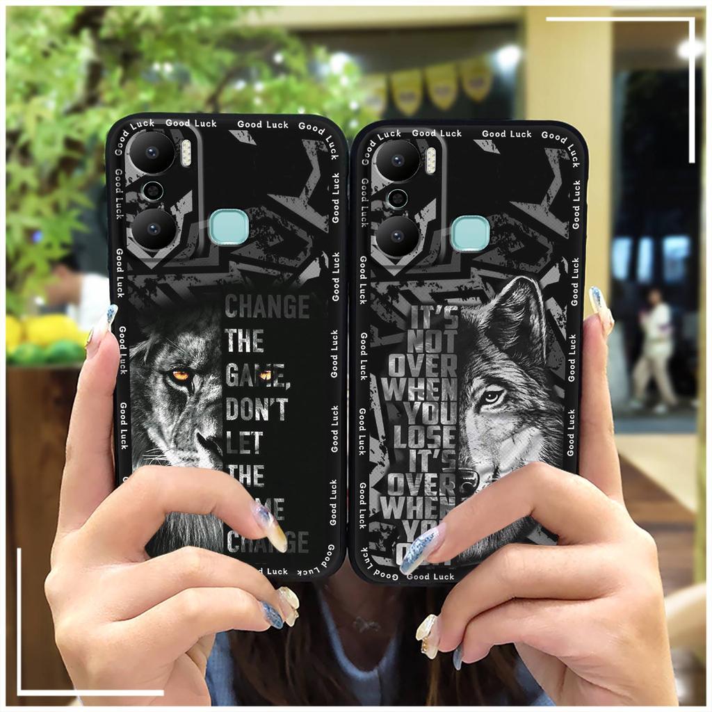 Back Cover Full Wrap Phone Case For Infinix X6825/Hot20 Play Cute Anti-knock Durable Graffiti Cartoon Protective TPU