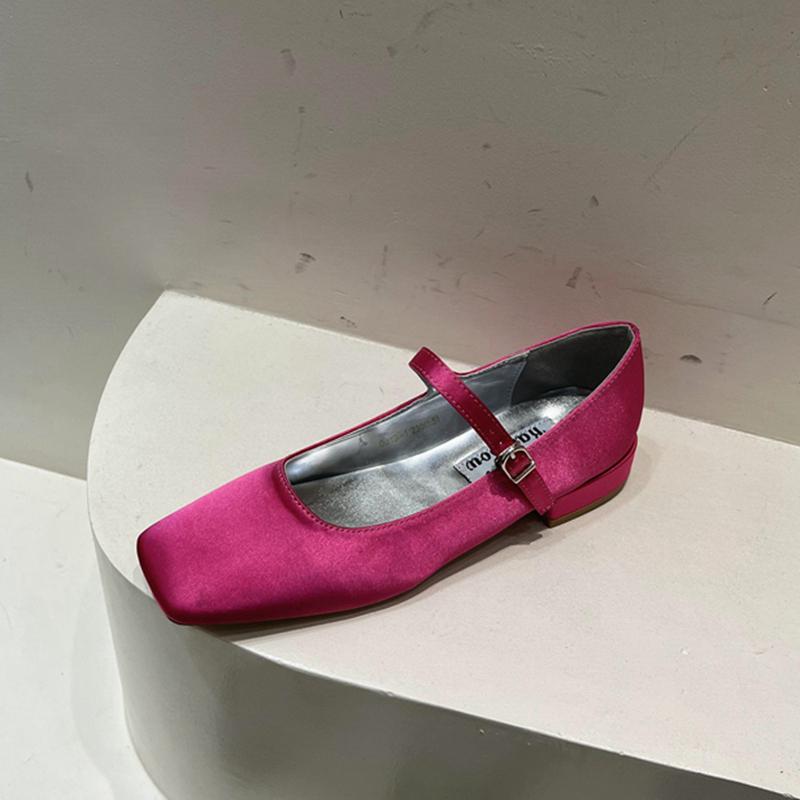 Модные SUOJIALUN 2025 Летние Женские Балетки с Круглым Носком и Неглубоким Вырезом, Мягкие Туфли-Балетки, Женские Повседневные Туфли для Платья, Классические Лоферы Mujer