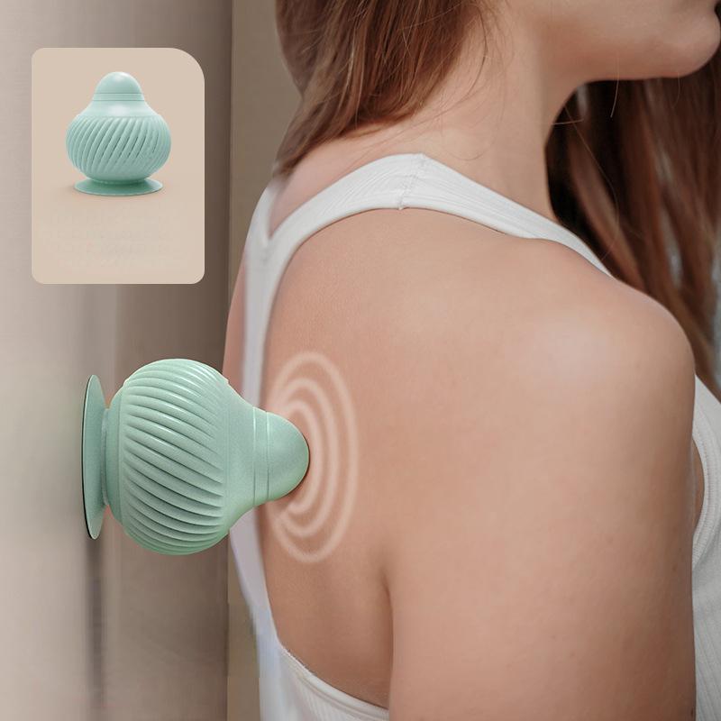 Yoga Massage Fascia Ball Fitness Silicone Cone Adsorption Ball Wall-mounted Shoulder Foot Back Muscle Release Gym Massage Ball