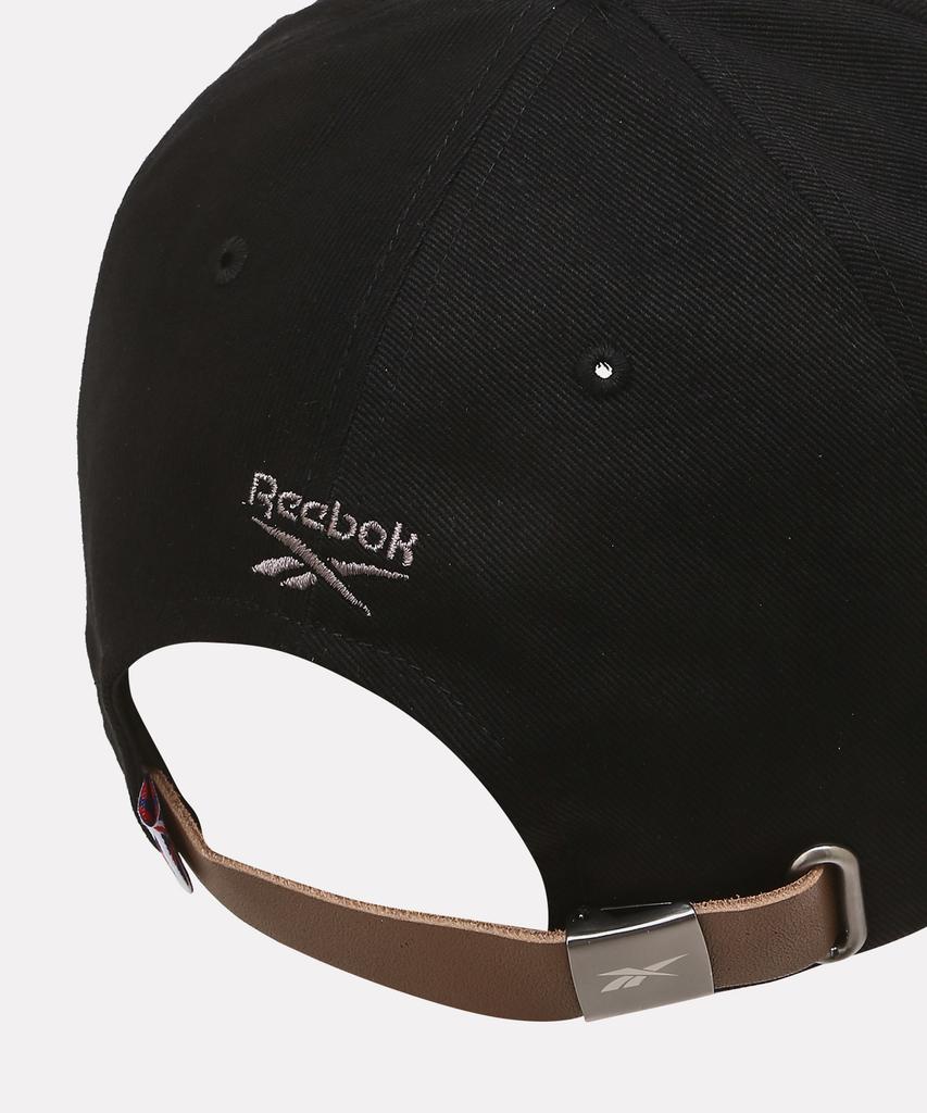 Reebok Двухцветная кепка с логотипом - Черная:зеленый
