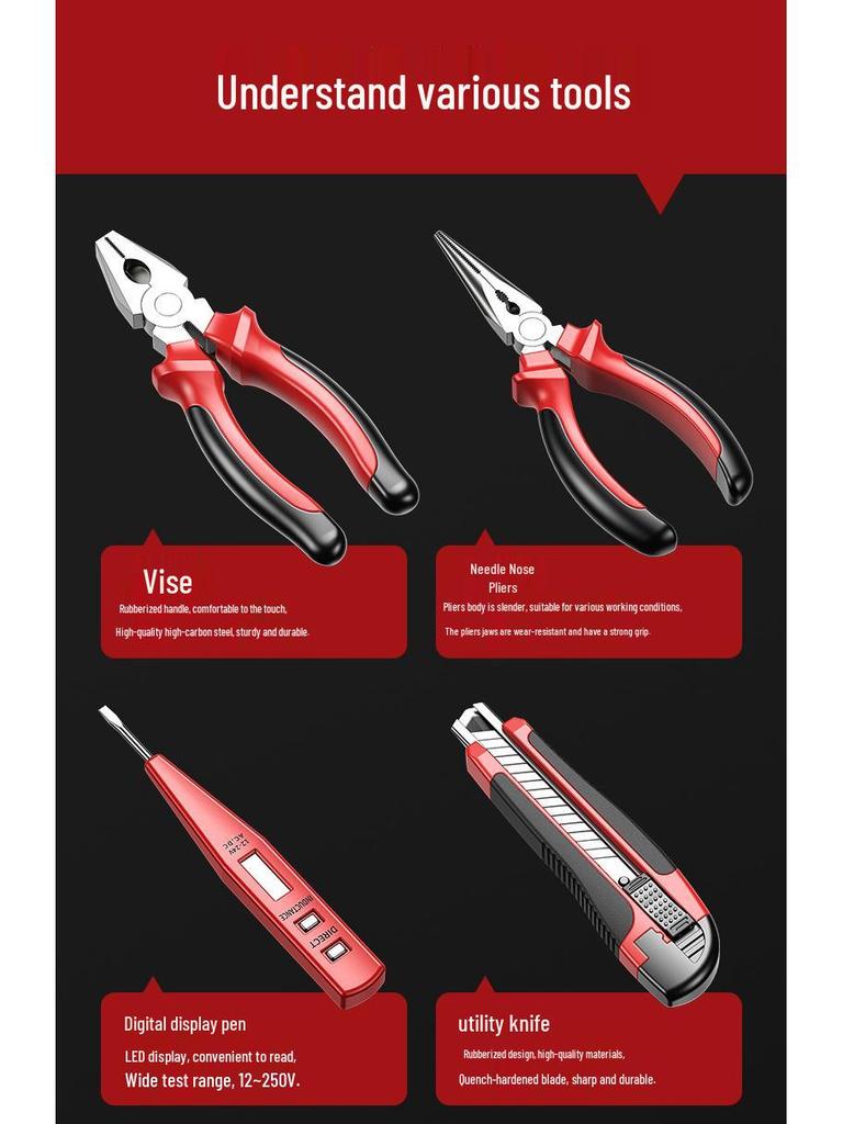 Aierdun Cordless High-Power Drill & Electric Screwdriver Set with Rechargeable Lithium Battery