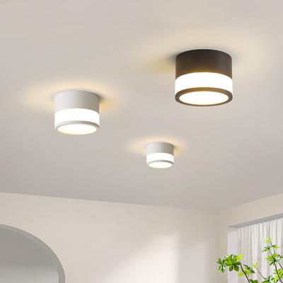 Накладной светодиодный потолочный светильник, черный, 10 Вт, боковая направляющая лампа для внутренней спальни, гостиной, потолочный точечный светильник, светильники 220 В, освещение