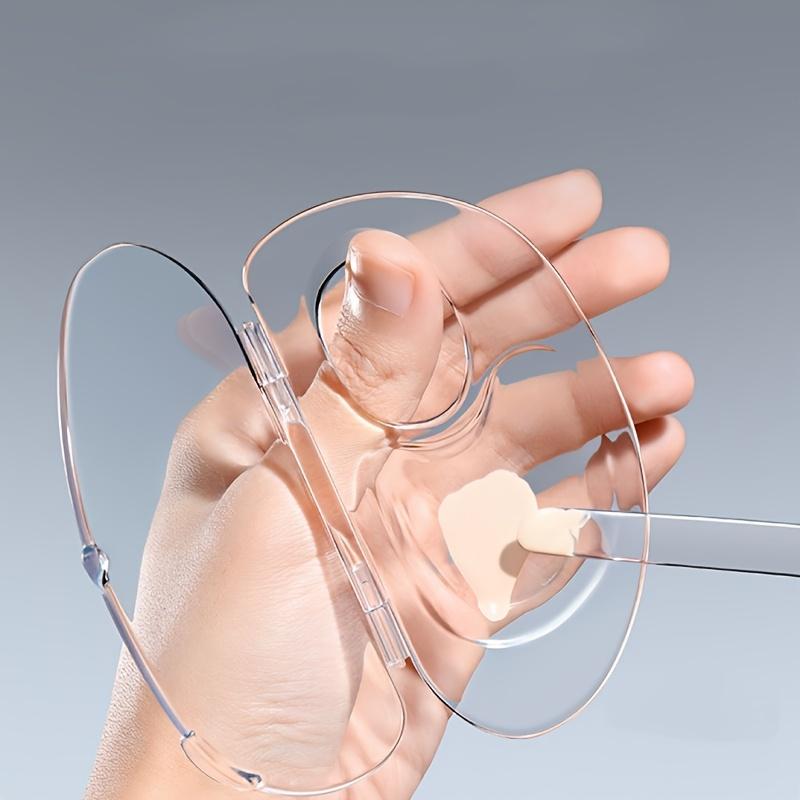 Foldable Liquid Foundation Palette Acrylic Makeup Tool Kit Mixing Cream Rod Set Storage Test Palette Cosmetic Beauty Accessories