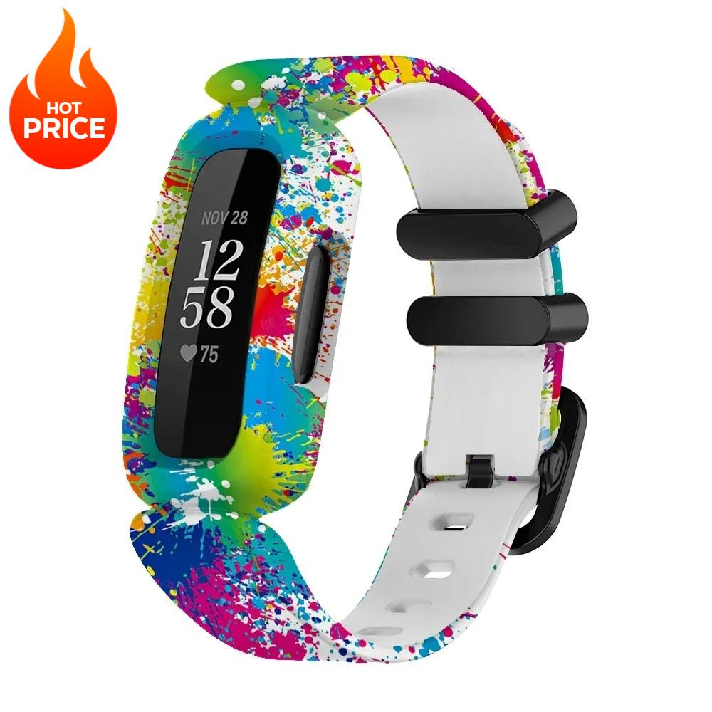 Новый ремешок для Fitbit Ace 3, детский ремешок-браслет, мягкий силиконовый сменный ремешок для Fitbit Inspire 2 Ace3 Classic Correa
