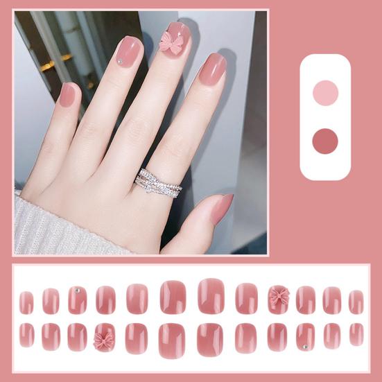 Модные накладные ногти Легко наносятся Привлекательные и устойчивые к выцветанию
