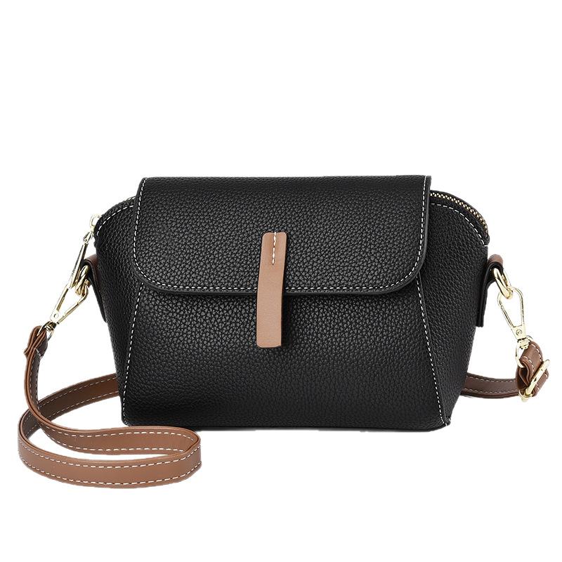 Bag 2026 summer new women's bag contrasting color shell bag shoulder messenger bag mobile phone bag