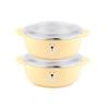 Kitchen U Bear Stainless Steel Lid Bowl, Mixed Colors, 2 Pieces, Popular Korean Parenting Items