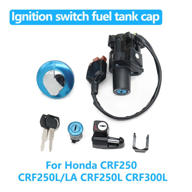 Motorcycle Ignition Switch Fuel Gas Tank Cap Cover Seat Handle Locks Keys For Honda CRF250 CRF 250L 250LA CRF250L CRF300L