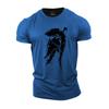 Men's Short Sleeved T-shirt Spartan 3D Graphic Shirt Round Neck Large Clothes Men's Casual Tshirt