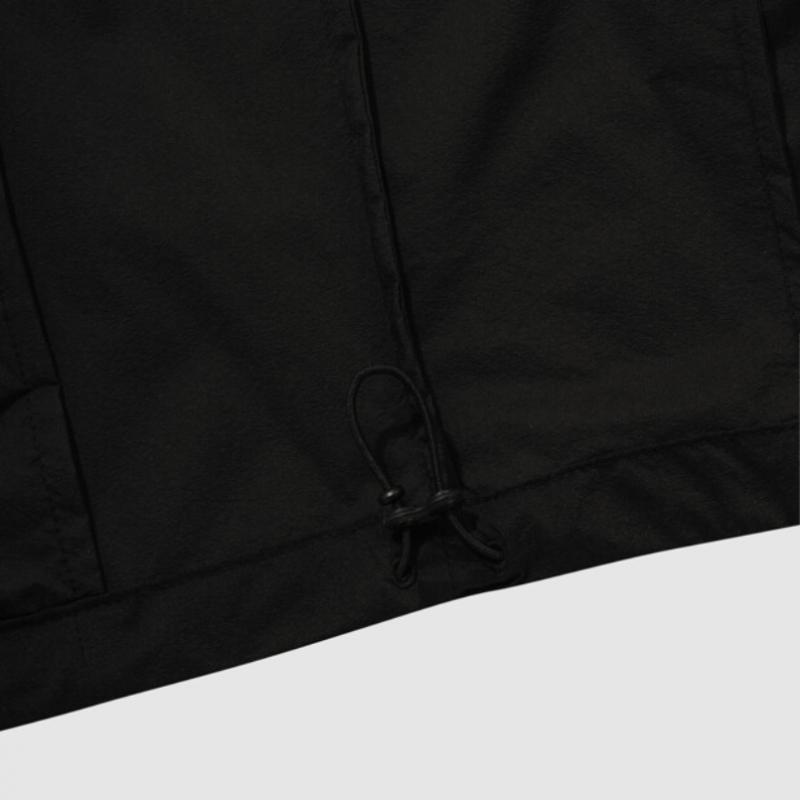 Umbro Ultra Lightweight Hooded Packable Windbreaker Jacket Ur124sjk32 Blk