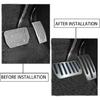 For Tesla Model X Model S Accessories Aluminum alloy Foot Pedal Accelerator Gas Fuel Brake Pedal Rest Pedal Cover Car Styling
