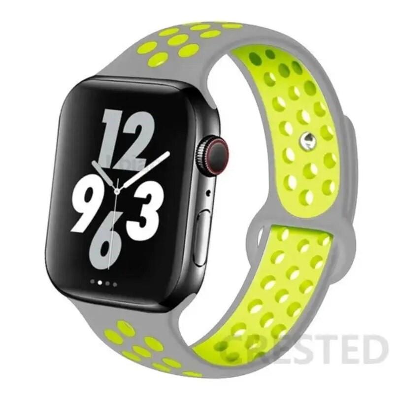Silicone band For Apple Watch 11 strap 44mm 40mm 45mm 41mm 42mm 46mm correa bracelet iWatch Series 10 8 SE 3 6 7 9 Ultra 2 49mm