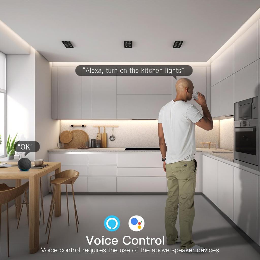 Умные светодиодные ленты Tuya Neon с Wi-Fi управлением, USB 5 В, гибкая веревочная трубка, работают с Alexa, Google Home, рождественское украшение